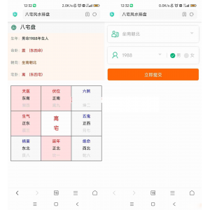 <b>全网首发 墨家八宅风水排盘源码</b>